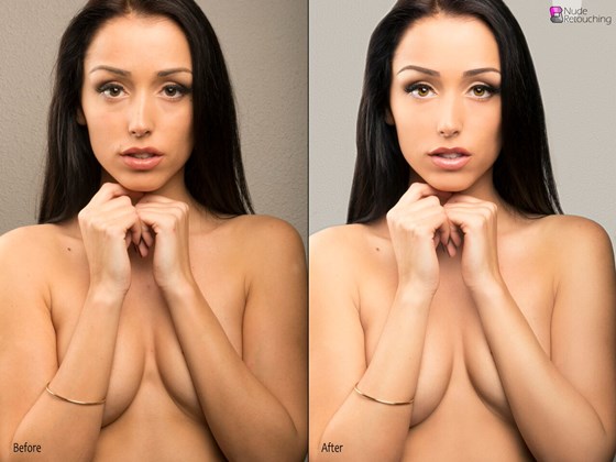 NudeRetouching:  portrait photo retouching
